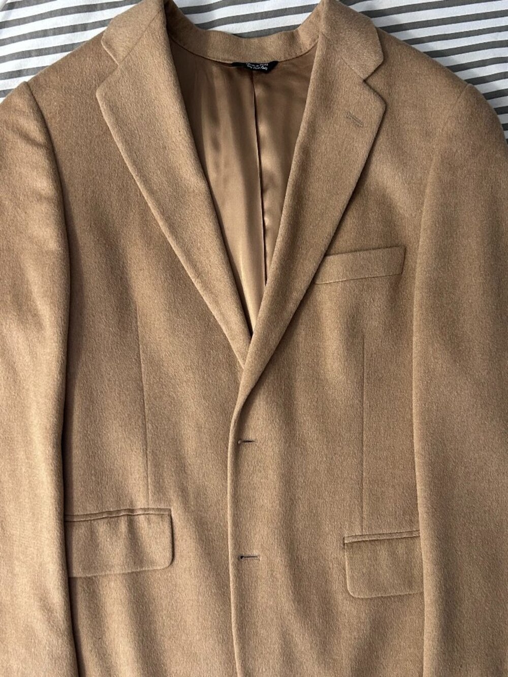 Bill Blass 100% Camelhair Blazer, 42R